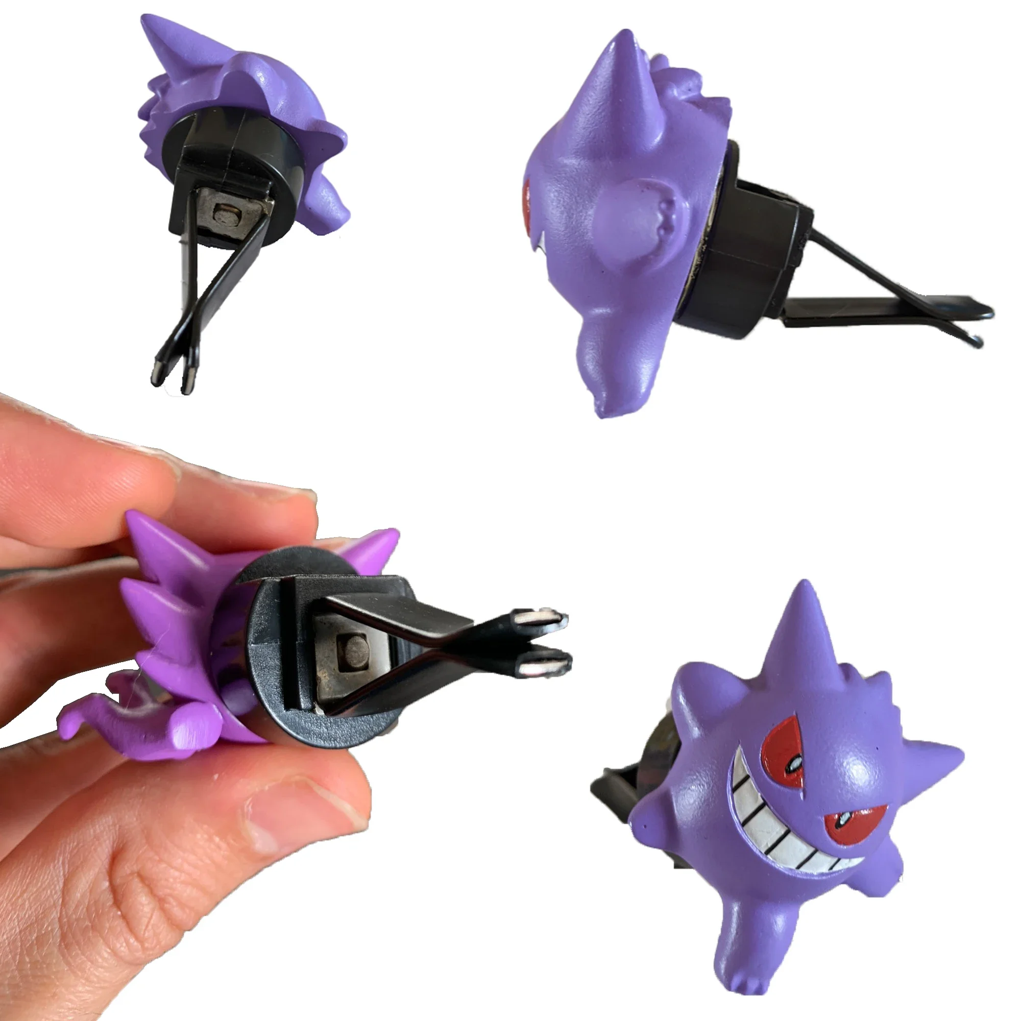 Anime Pokemon Gengar Gastly Misdreavus Haunter Duskull Ghost Kawai Car Interior Air Outlet Figurine Decoration Ornament