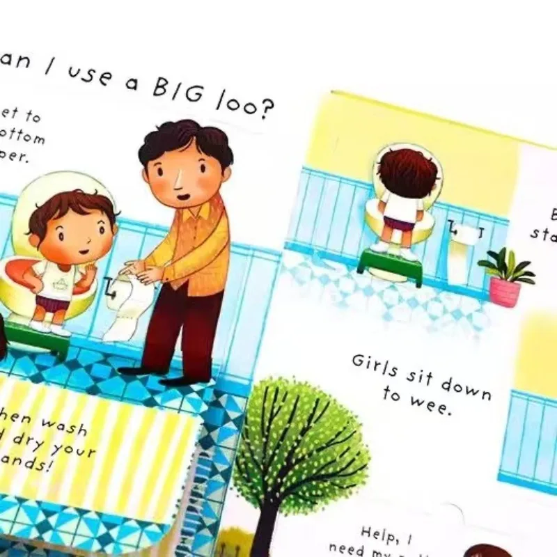 

3D Picture Reading English Books Usborne Lift-the-flap Questions and Answers: Why Do We Need A Potty