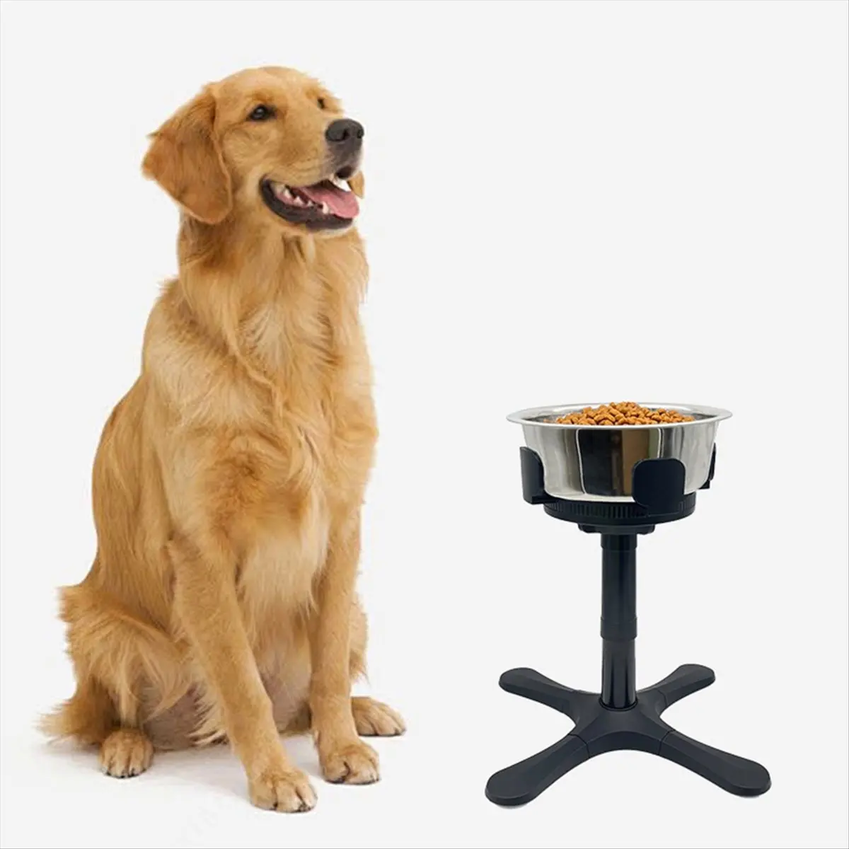 【~ New A88T】Adjustable Dog Bowl Stand, Dog Raised Water Bowl Feeding Stand, Adjustable Anti-Tip Dog Bowl Stand, Pet Supplies