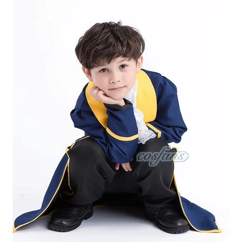 الجمال والوحش أنيمي سترة رداء هالوين تأثيري قمم الأولاد هدايا الحفلات تأثيري ازياء