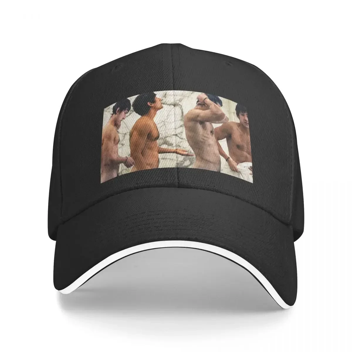 

The White Lotus: Will Sharpe Shower Montage [Full Color] Baseball Cap Hat Beach foam party Hat Golf Men Women's