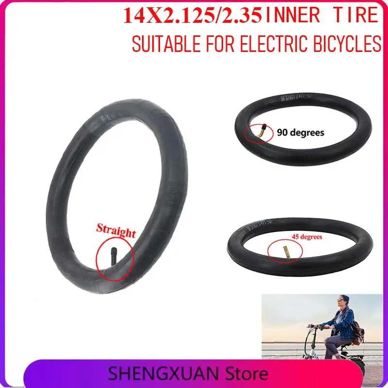 

14-дюймовая (14x2.125/2.35) бутилкаучуковая велосипедная камера, подходит для замены камеры велосипеда или электровелосипеда.