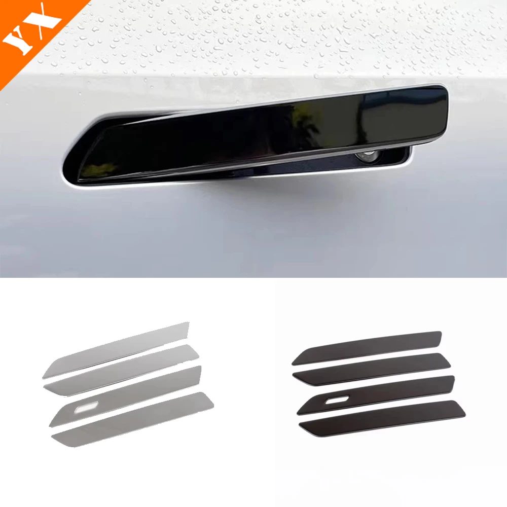 Para Aeolus MAGE Sky ev01 2025 2026 accesorios decoración negra inoxidable Protector de perilla de puerta manija de puerta moldura de cubierta de marco