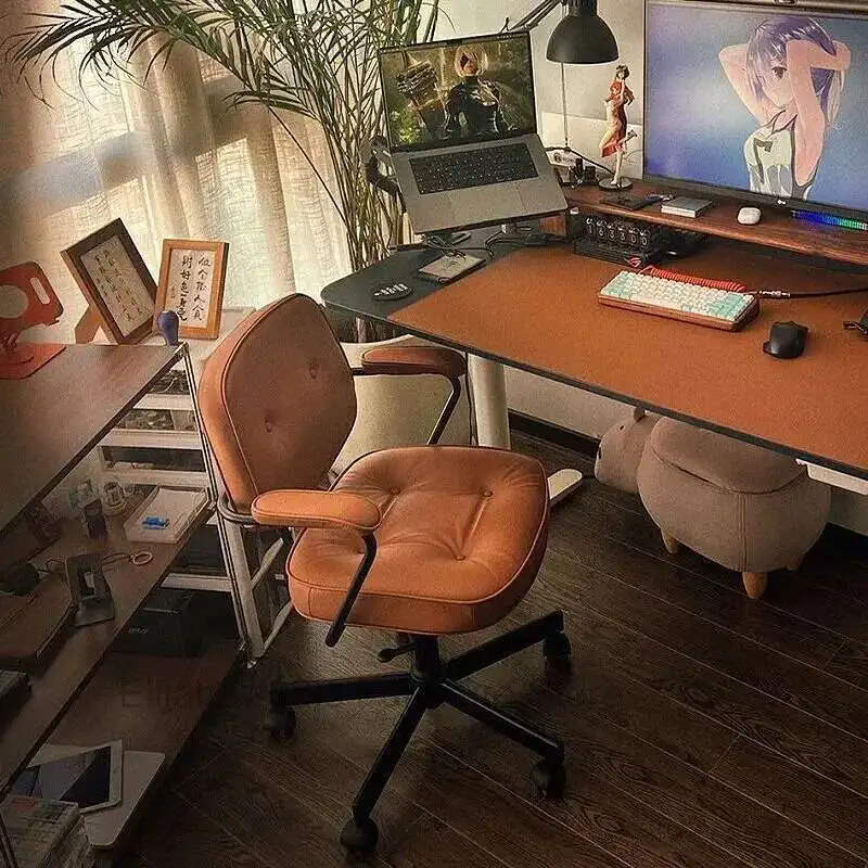 

Gaming Back Office Chair Wheels Glides Luxury Girls Office Chair Computer Boys Comfy Aesthetic Sillas De Oficina Decoration