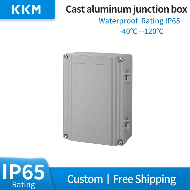 Outdoor Industry IP65 Waterproof Cast Aluminum Junction Box Explosion-Proof Electrical Enclosure Case for Electronic Projects