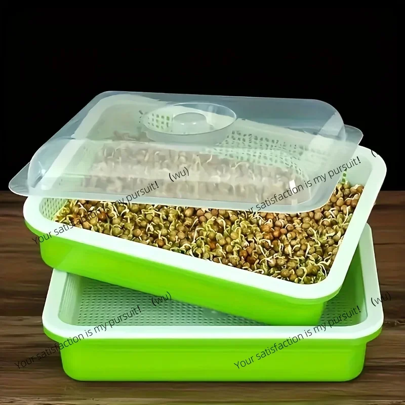 Growing Trays For Sprouting Seeds, Hydroponics Basket Soilless Seed Sprouter, Germination Tray Kit With Lid For Garden