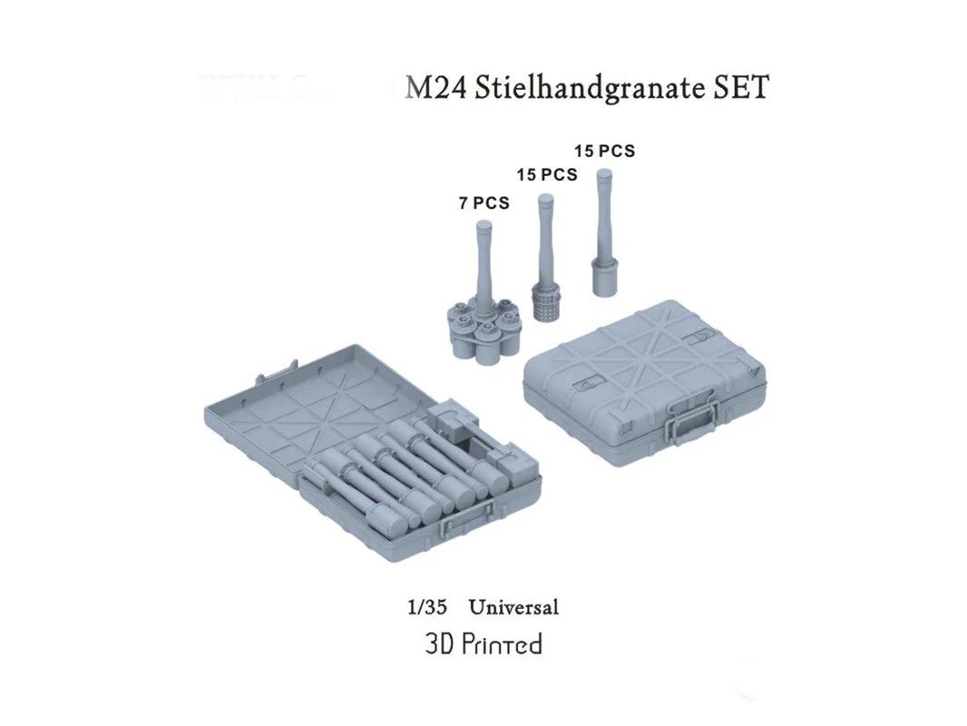 

1/35 3D Printing Accessories Model Modification Parts P35-224 M24 Grenade Set Tools DIY Hobby Making