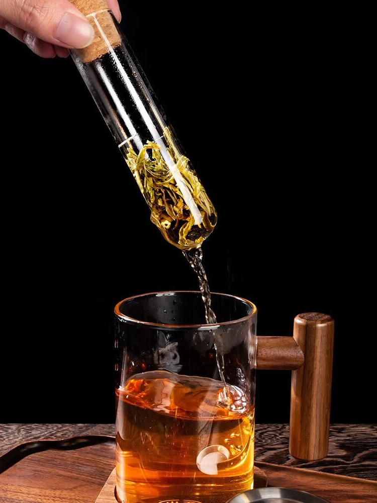 

BOLTIFY Tea Infuser Filter Sieve Glass Pipe Creative Tea Mate Maker Brewing for Spice Herb Tea Strainer Teaware Tool Accessorie