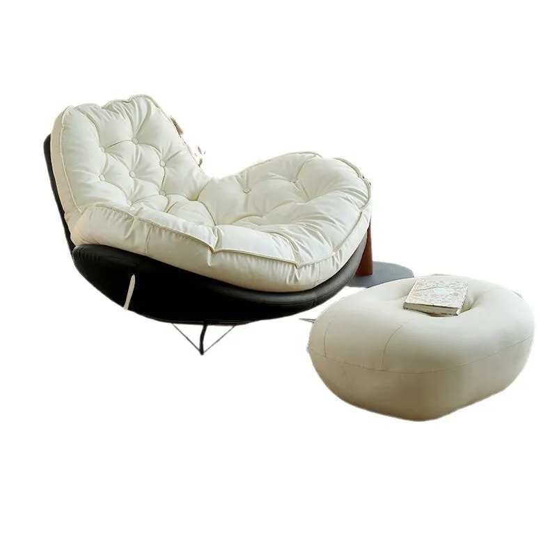 multi-button penguin rocking chair, honeycomb chair, lazy sofa nap rental house, living room balcony, rocking lounge chair