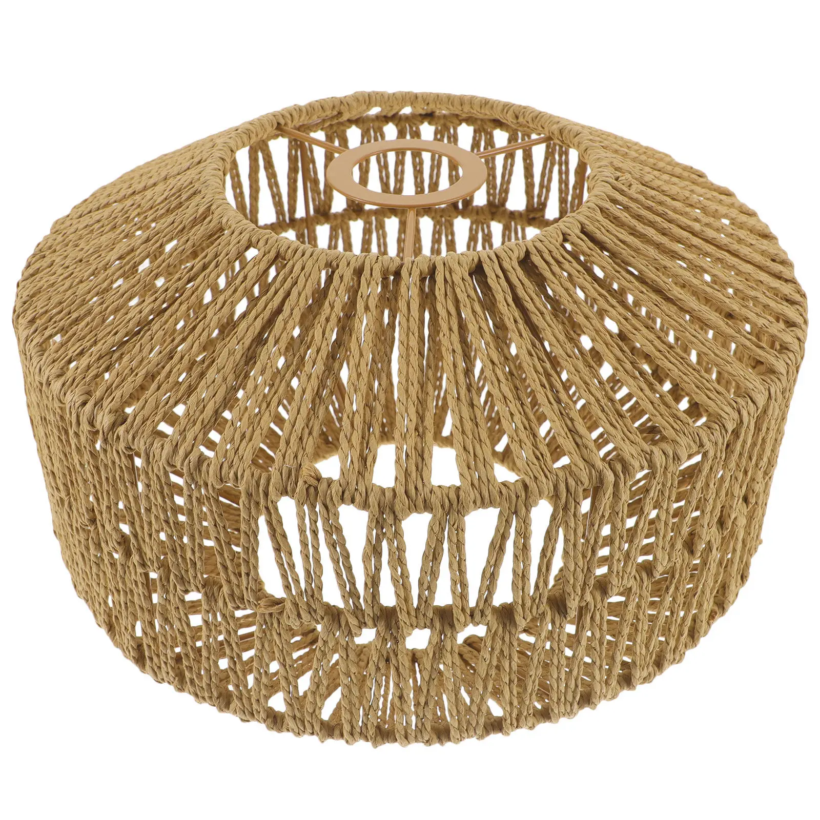 Retro Paper String Lampshade Rustic Industrial Style Ceiling Light Shade for Corridor Chandelier Lamp Cover Small Lampshade