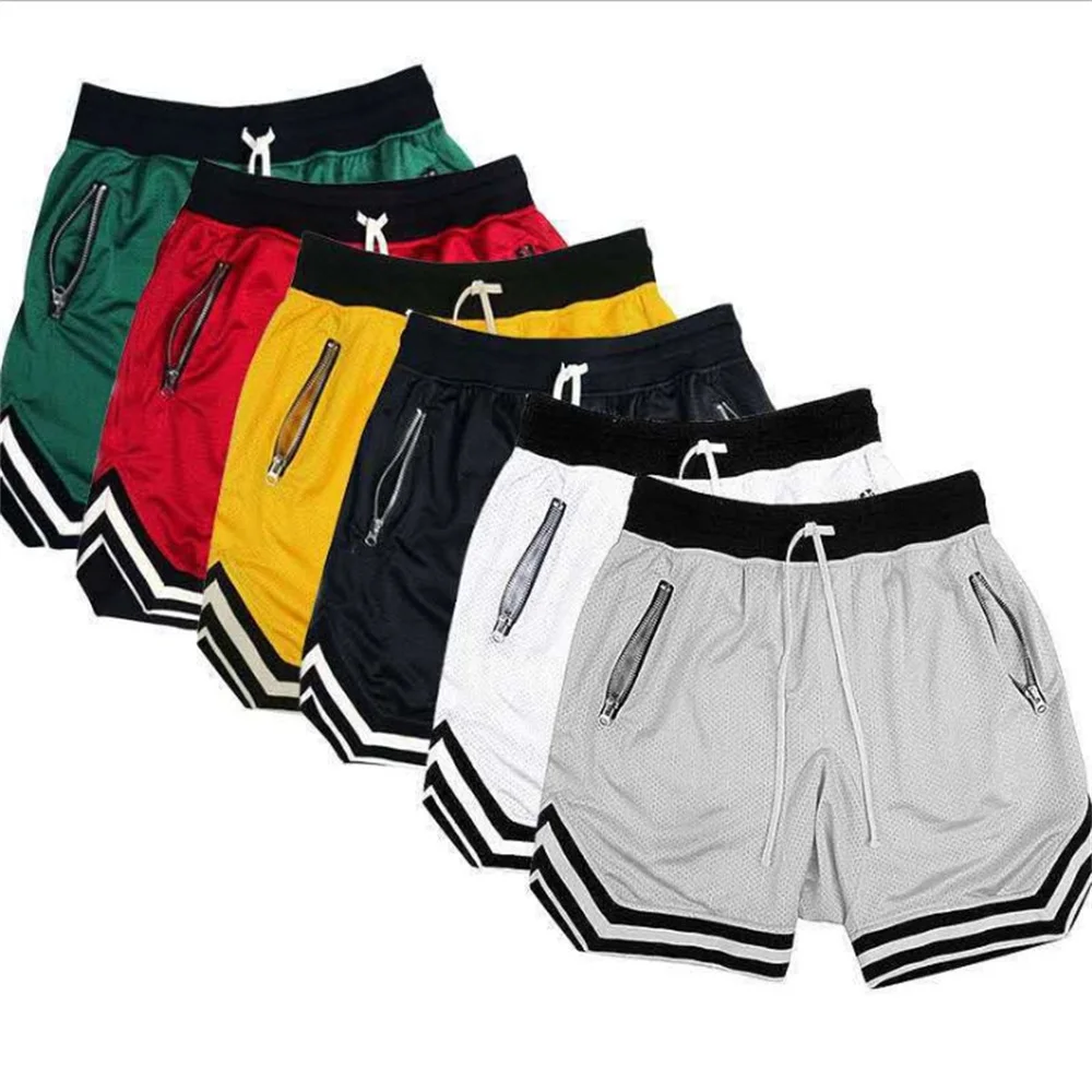 Men Basketball Shorts Summer Men Loose Sport Shorts Quick Drying Mesh Sports Five-point Pants Oversized Sports Shorts