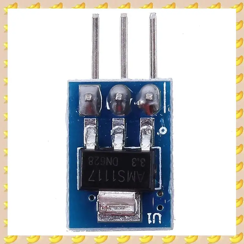 A45U AMS1117-3.3 DC Voltage Regulator Step Down Power Supply Module 4.75V-12V To 3.3V 800Ma (Pack Of 25)