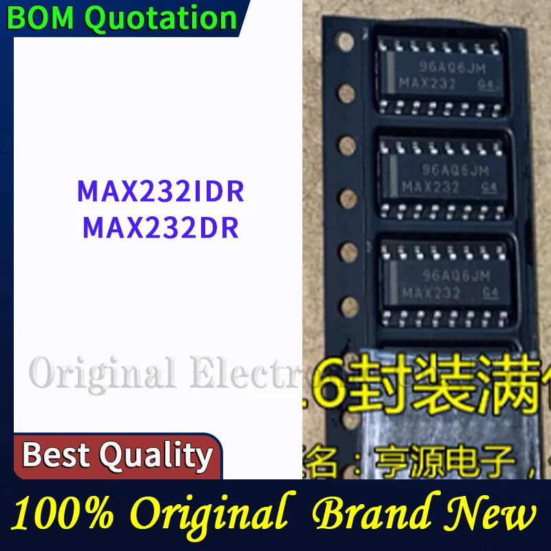 10pcs/lot MAX232IDR MAX232DR  plastic casing Original  In stock High quality