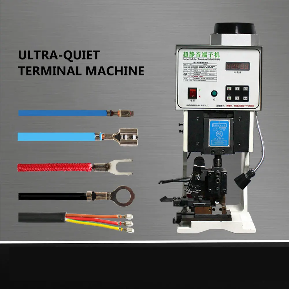 Ultra-Quiet Automatic Crimping Machine OTP Blade Terminal Crimping And End Riveting Pressed Features for Efficient
