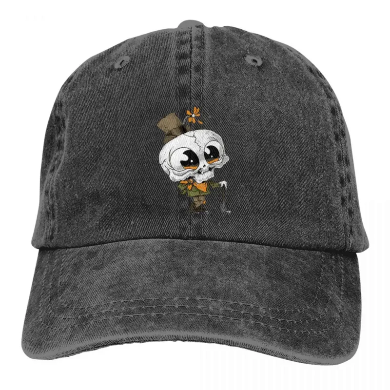 Skull baseball cap men hats women visor protection snapback doll caps