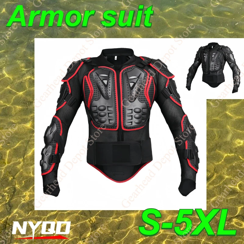 New Motorcycle Jackets Men's Full Body Armor Protection Jackets Motocross Enduro Racing Moto Protective Equipment Clothes S-5XL