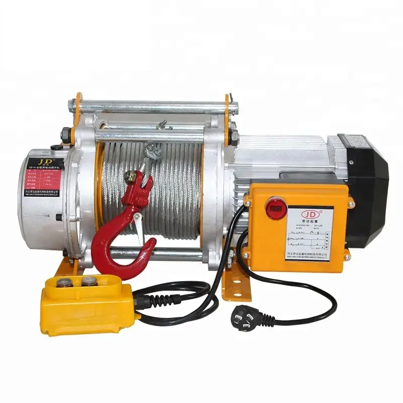 

Super Quality 2500kg 220v*380v Heavy Duty Wire Rope Electric Hoist With Wireless Remote Control