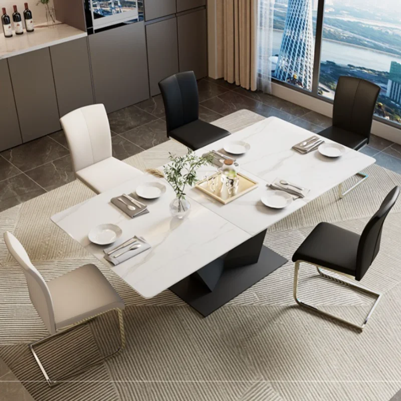 #Modern Minimalist Stackable Dining Chair Ergonomic Design Durable Synthetic Leather Material Dining Chair