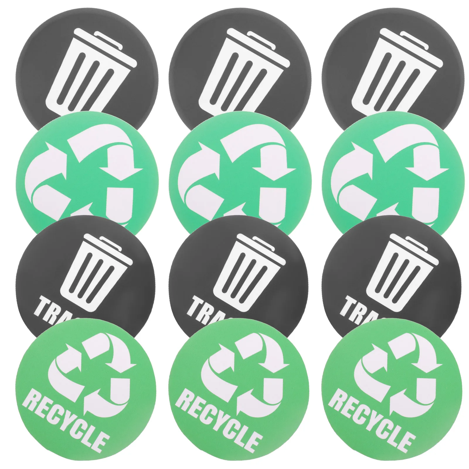 Waste Bin Sticker Garbage Sorting Stickers Recycling for Bins The Sign Trash Cans