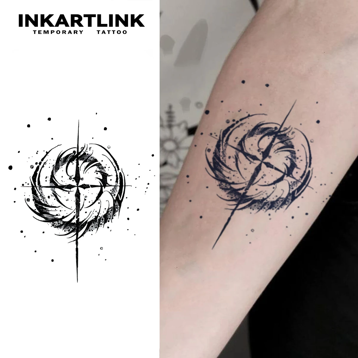 

Временная татуировка от солнца, последние до 15 дней, новая технология, волшебная водонепроницаемая полуперманентная наклейка.