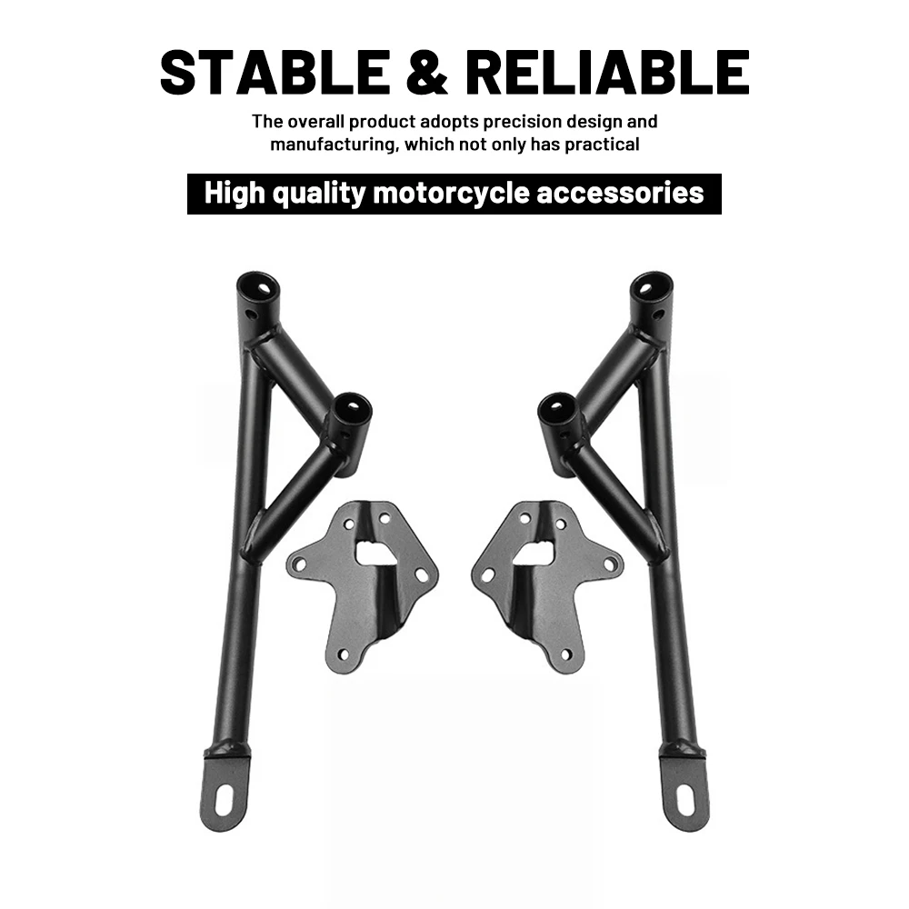 Heavy Duty Engine Guard Crash Bars Bumper Frame Protection For Spring Breeze 675NK 675SR Anti-drop Motorbike Accessories