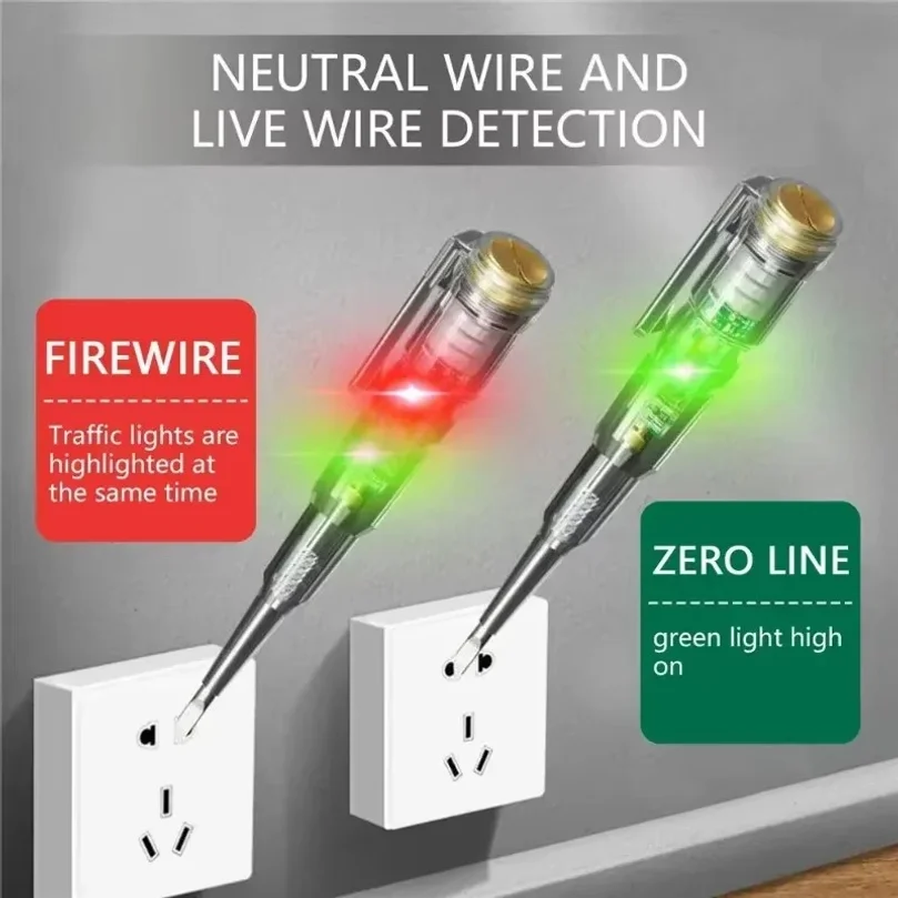 Intelligent Voltage Tester Pen AC24/70-250V Induction Test Pencil Voltmeter Power Detector Electrical Screwdriver Indicator Tool