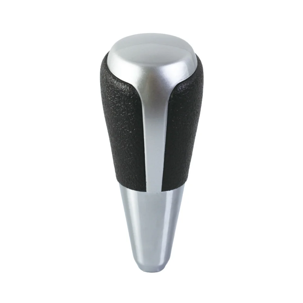 ABS Plastic and Artificial Leather For Shift Knob Cover with Chrome Finish for Select For Toyota Models 2012-2017