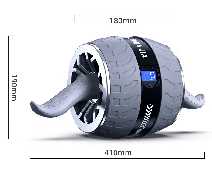 Exercise Equipment Rebound Abdominal Wheel Abdominal Trainer Wheel Roller With Knee Pad Mat Fitness Training Wheel