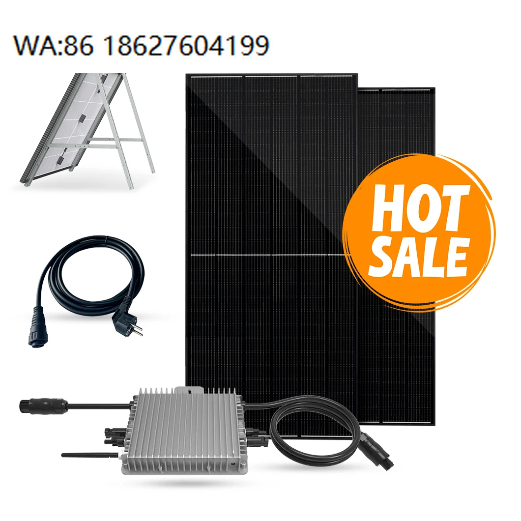 800W 230V Grid-connected Micro Inverter With Power Cable WiFi Control Balcony PV Solar System