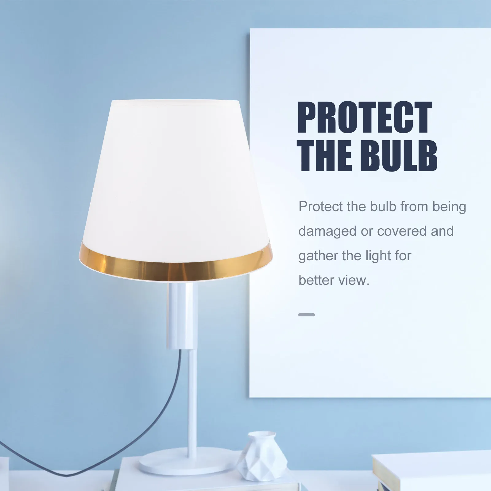 Decorative Fabric Drum Lamp Shade for Pendant Ceiling Table Floor Wall Light Fixtures Softens Light Reduces Eye Strain Dust