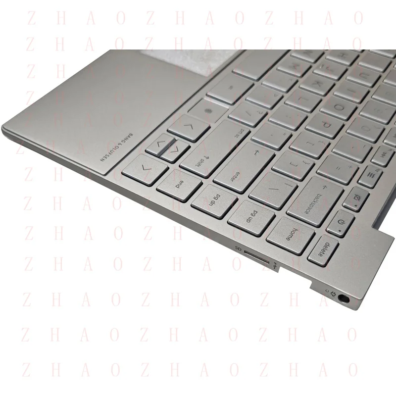 L+ For HP ENVY 13-BA Upper Case Palmrest US Backlit Keyboard Silver L96801-001