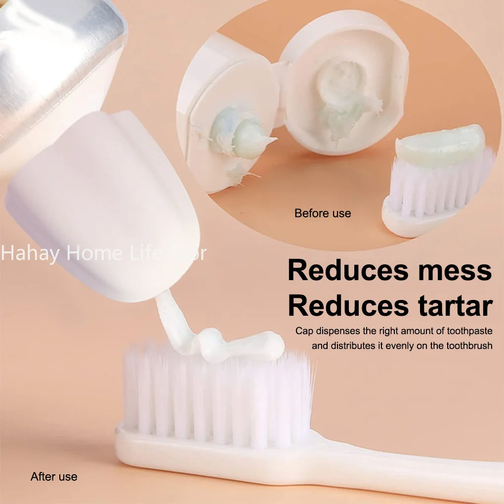 Toothpaste Cap Head Squeeze Self Closing Tooth Paste Dispenser Reusable Lid Household Portable Cover Replacement