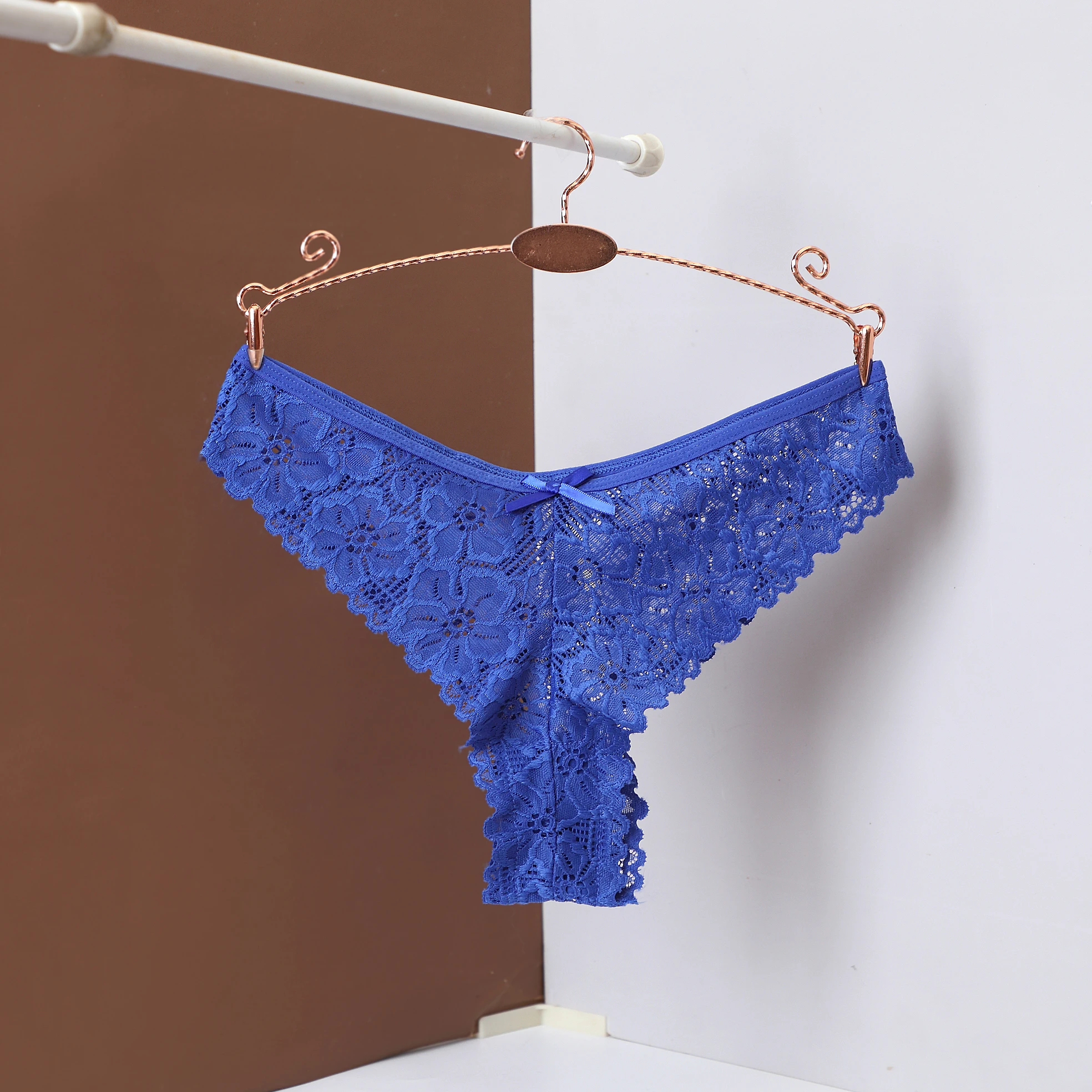 Sexy dámské krajkové spodní prádlo, prodyšné pohodlné dámské tanga, hipster kalhotky, kalhotky pro ženy - náhled 3