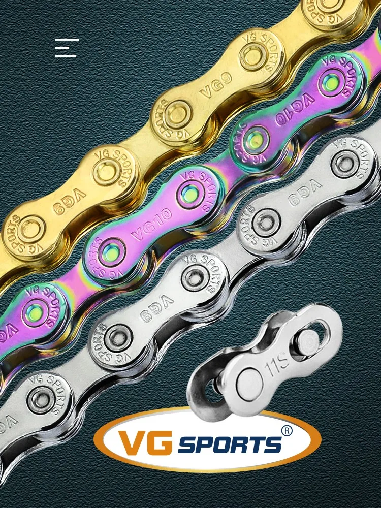 AliExpress 1pc VG Sports 12 Speed MTB Mountain Road Bike Chain 12s Bicycle Chain 126Links With Master Links Bicycle Parts Bike Accessories