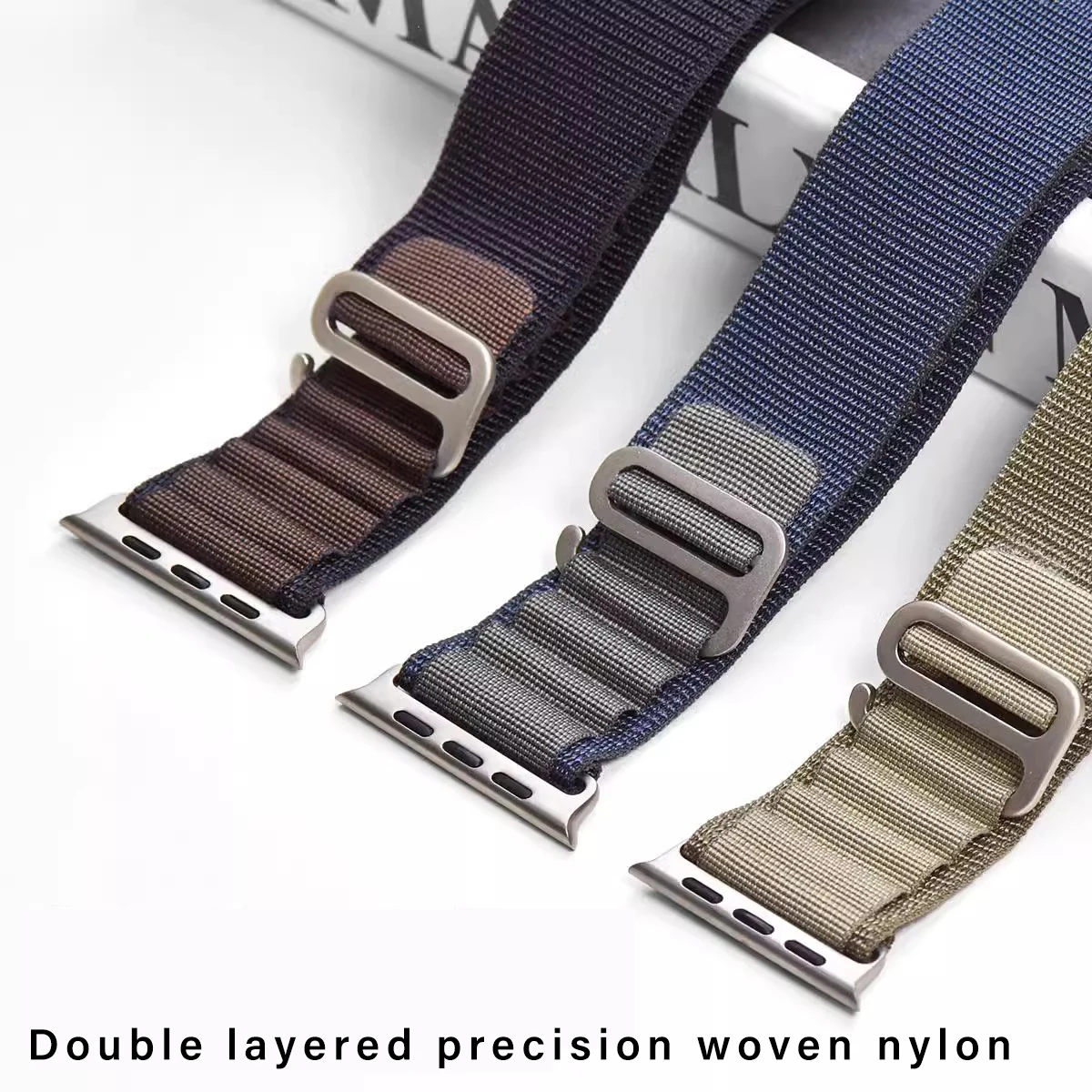 Alpine Loop strap for Apple watch Band 45mm 42mm 46mm 44mm 49mm 40mm 41mm Nylon bracelet iWatch series 10 9 8 7 6 5 4 SE Ultra 2