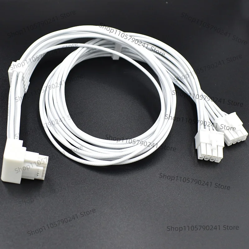 Dual 8Pin To 16Pin 12Vhpwr Cable - Beyaz 16AWG Örgülü Desenli Kablo, Corsair