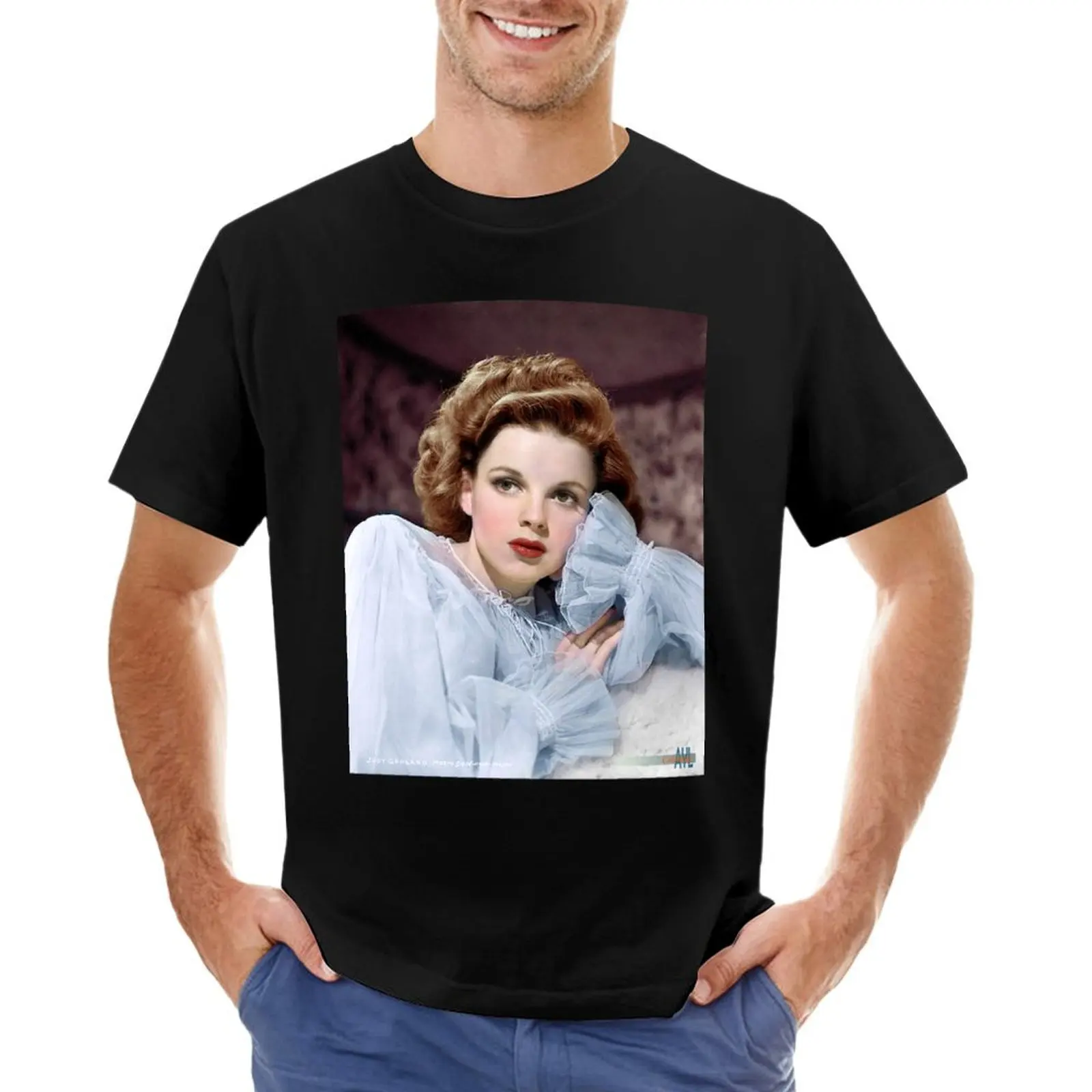 Colorized Judy Garland circa 1943 T-Shirt aesthetic clothes oversized t shirt mens big and tall t shirts