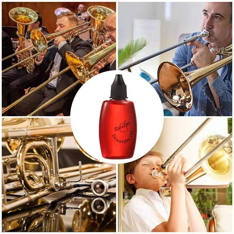 Trombone Lubricants Slide Oil And Cleaning Kit For Trombones 30ml Lubricants Caring Cream For Musical Instrument Caring Easy #WO
