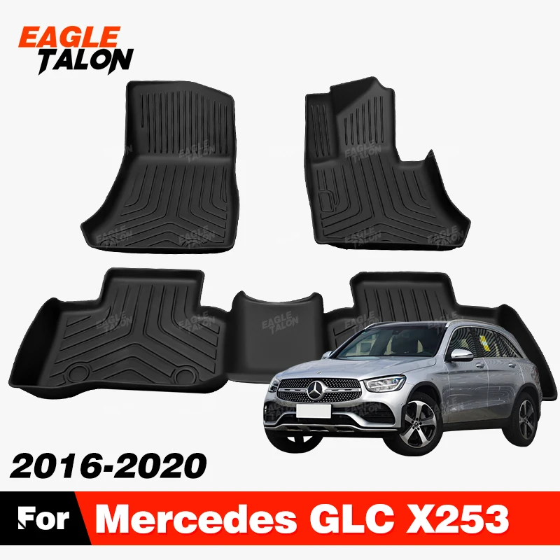 Custom TPE Car Floor Mat For Mercedes-Benz GLC X253 2016-2020 19 18 17 Carpet Cover Non-slip Interior Protector Accessories