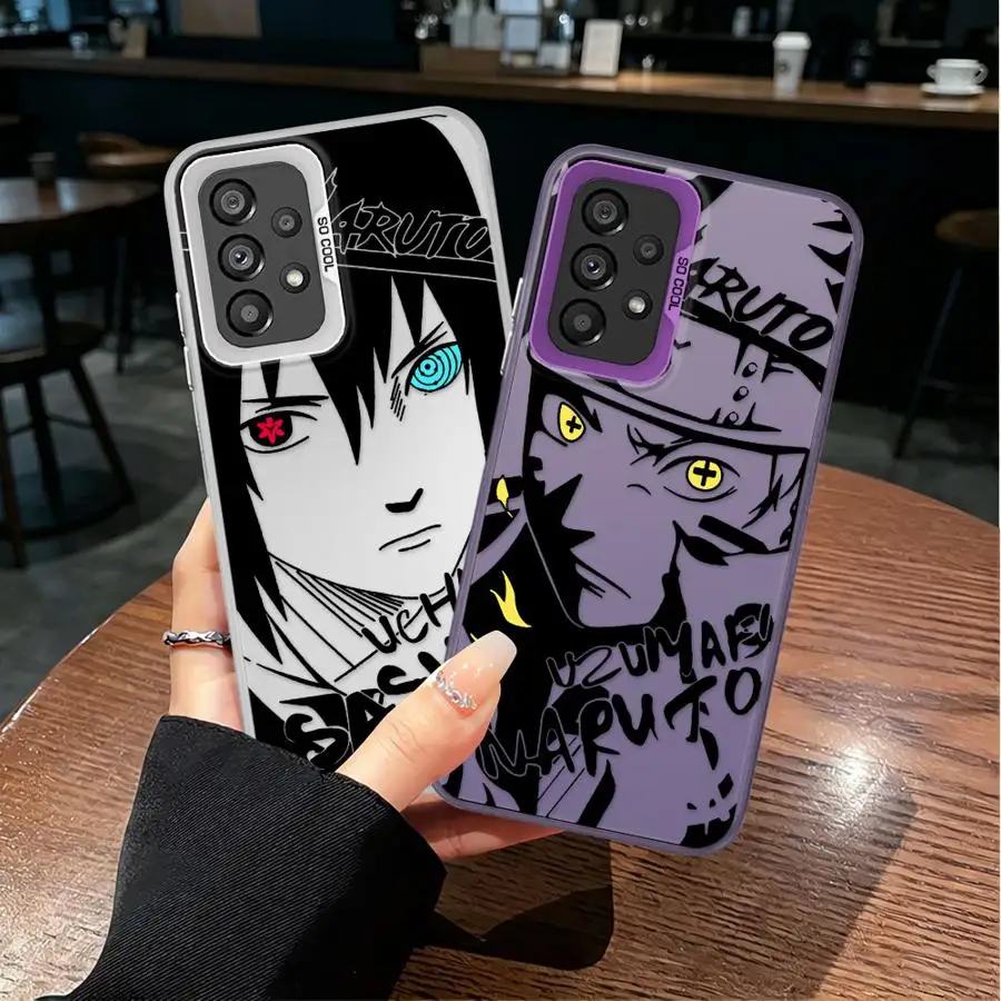 Case for Samsung Galaxy A10 A20 A03 A56 A06 A07 A72 A04 A05 A54 A71 A50 A51 A52 Back Phone Cover Anime N-Narutos