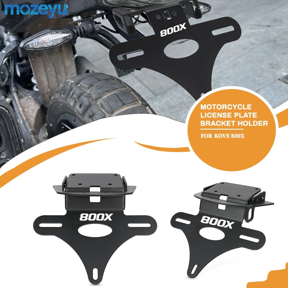 

Buemper Guared Block For KOVE 800 X Pro Rally Super Adventure 2024-2026 Plate Holder Tail Tidy License Fender Eliminator Bracket