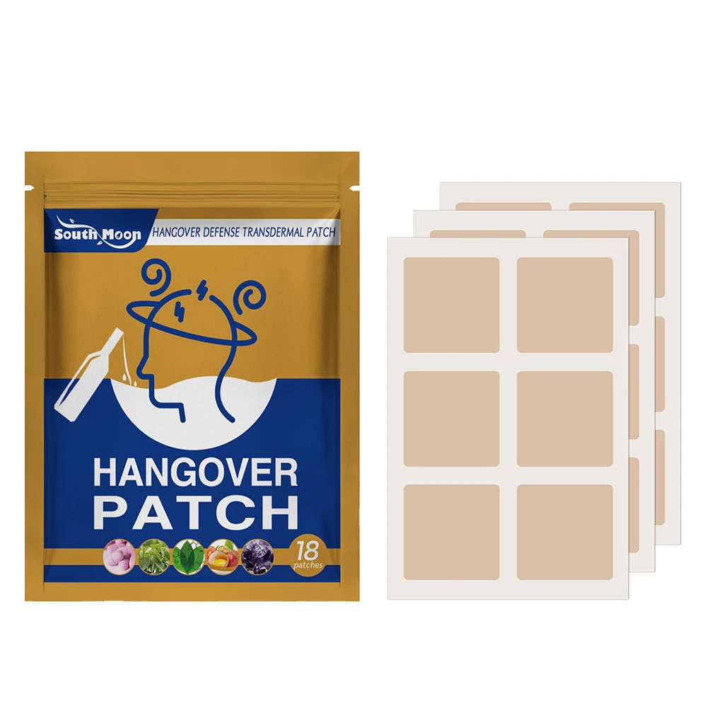 Vitamin Anti-alcohol Patch Prevention Plaster Chinese herbal Medicine Recover faster or dispel the effects of alcohol Hangover