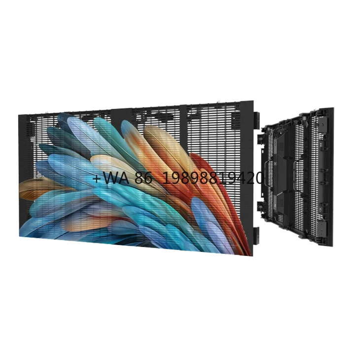 

Customizable High Brightness 500*500 500mm*1000mm P3.9-7.8 Outdoor Transparent High Scanning Method LED Displays Sollution