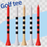 100pcs/bag professional bamboo golf Tee, the strength is 5 times that of ordinary Tee, more durable and more stable