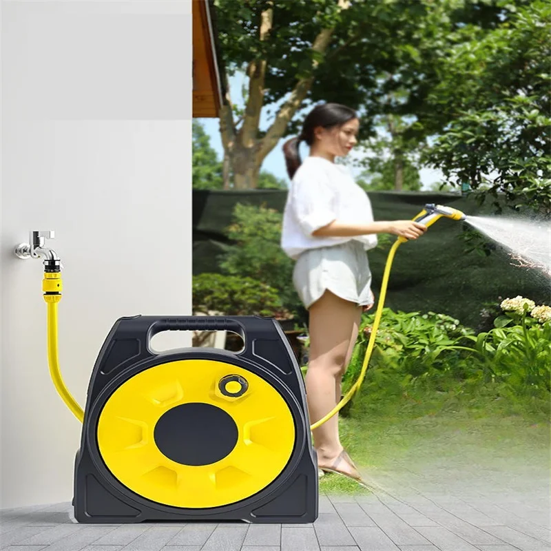 

Portable Yellow Car Wash Water Gun Set Watering Flowers and Vegetables High Pressure Sprinkler Water Spray Gun Sets