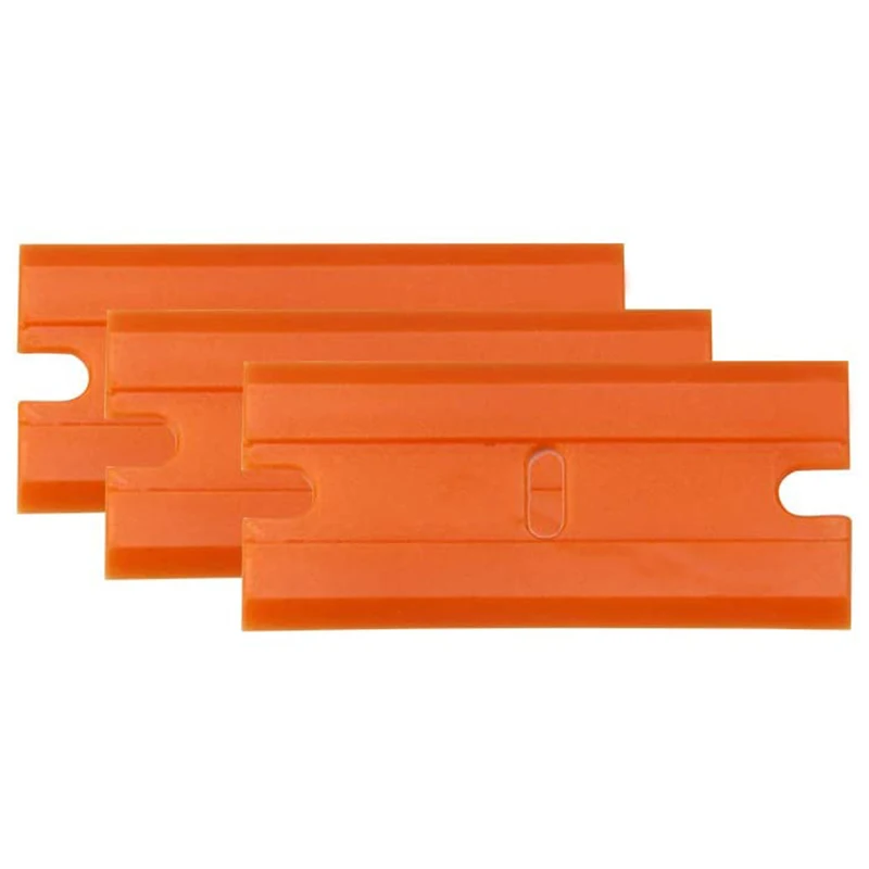 شفرات حلاقة بلاستيكية مزدوجة الحواف ، قاطع الصناديق ، أداة مكشطة بديلة ، شفرات صناعية ، من أجل صولجانة