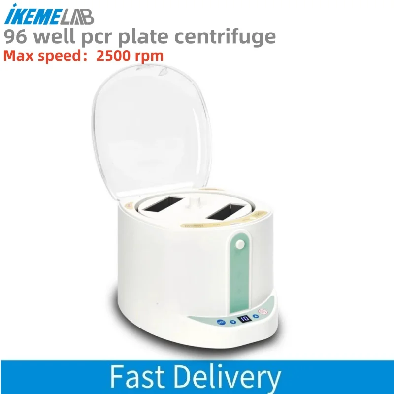 

IKEME Microplate Centrifuge 2500rpm Low Speed Microcentrifuga 384 96 Well Pcr Plate Laboratory Centrifuge Machine