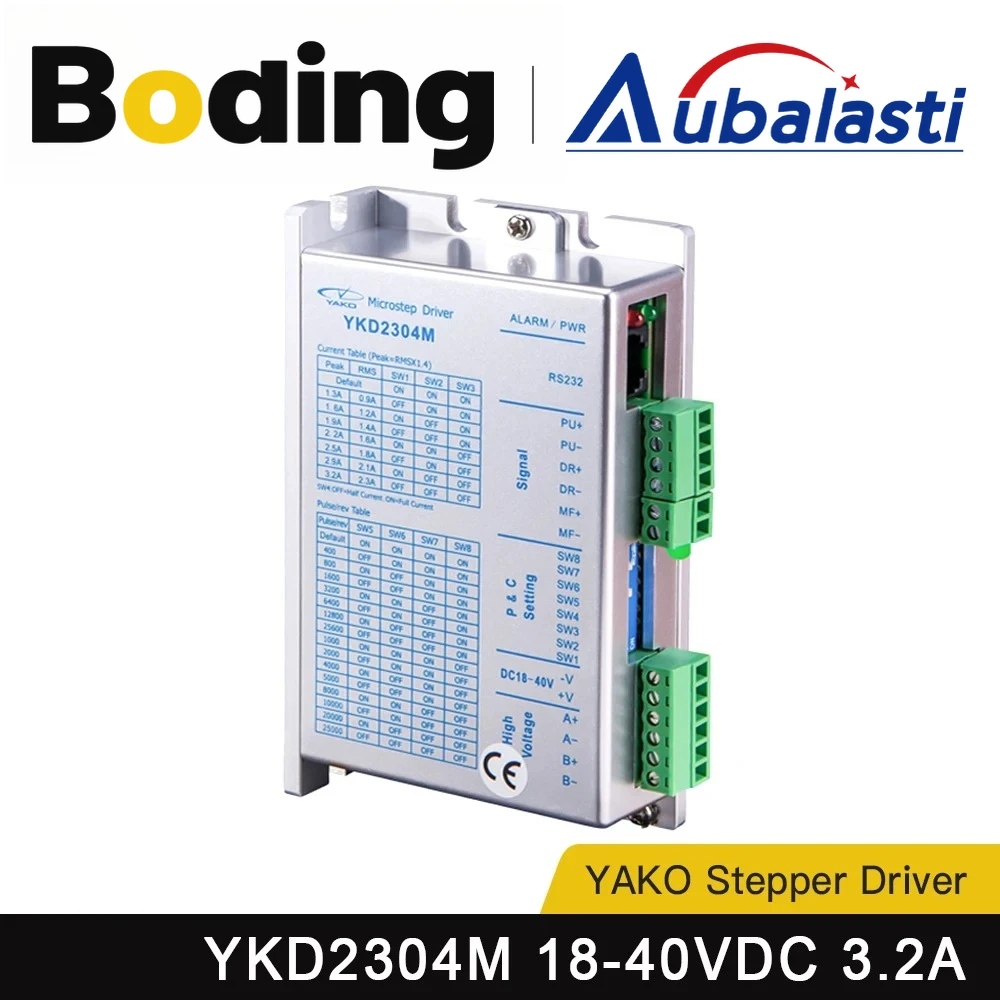 

Aubalasti YAKO 2Phase Stepper Motor Driver YKD2304M 18-40VDC 3.2A