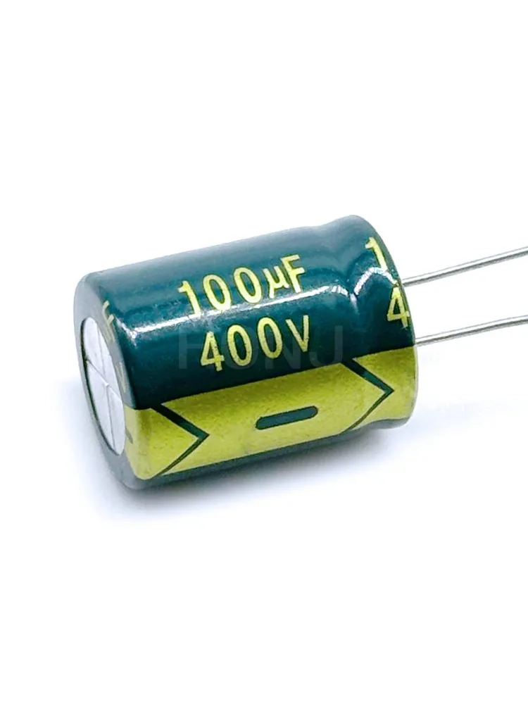 2-5 sztuk 400 v100uf aluminiowy kondensator elektrolityczny oryginalny niski Esr/impedancja wysokiej częstotliwości rozmiar 18*25 100 uf400v 400 v100uf 20% — zdjęcie 2