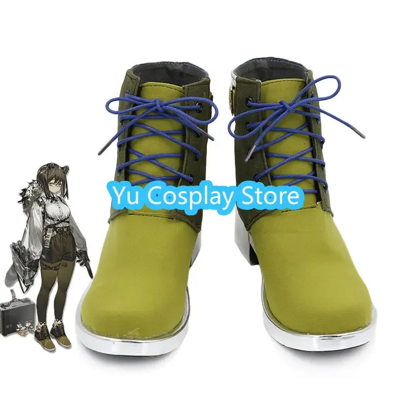 

Yu-Cosplay Game Arknights Robin Cosplay Shoes Halloween Carnival Boots Cosplay Prop PU Leather Shoes Custom Made